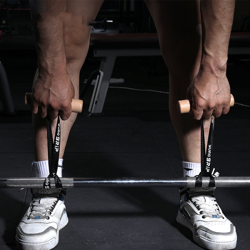 Fitness Griffe zum Befestigen an Klimmzugstangen an wendbar auf Latzugmaschinen und Rudergeräten