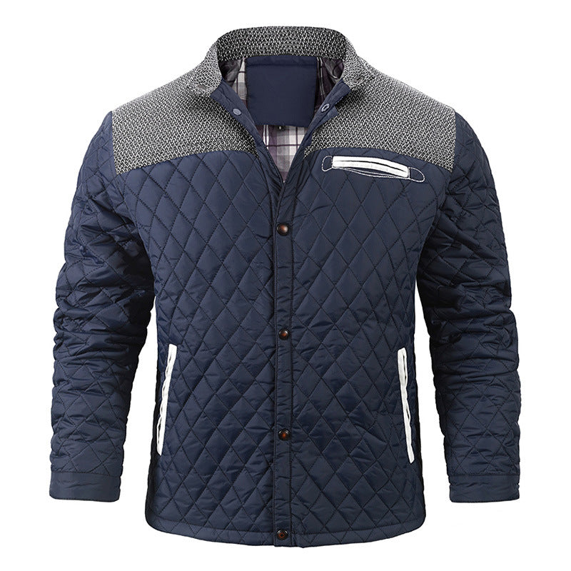 Herren Daunenjacke-Shirts | Leichter Business Casual Mantel