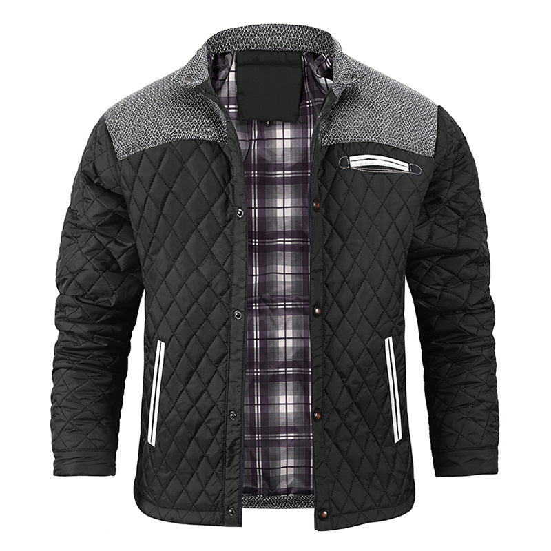 Herren Daunenjacke-Shirts | Leichter Business Casual Mantel