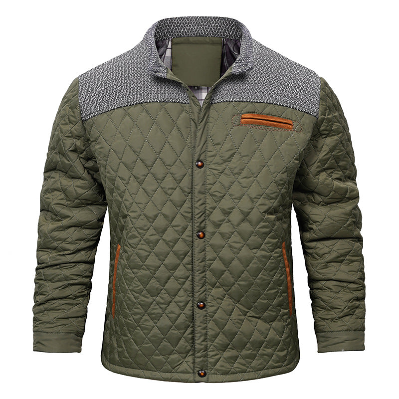 Herren Daunenjacke-Shirts | Leichter Business Casual Mantel