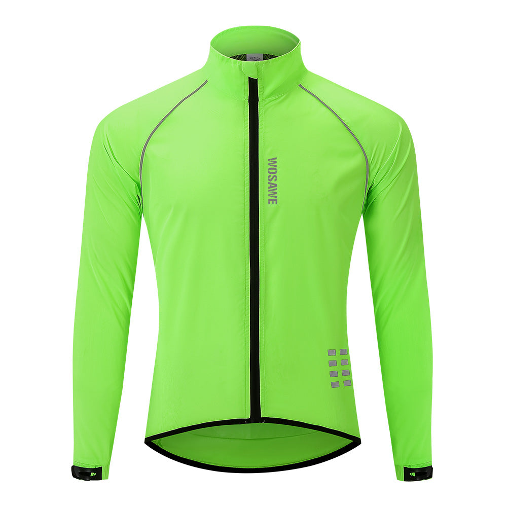 Herren Leichte Winddichte Fahrradjacke – Reflektierende Ultraleichte Windbreaker Jacke