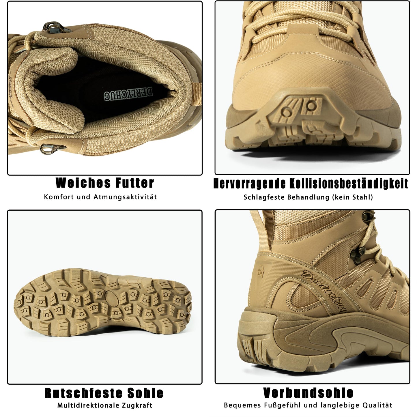 Herren Wanderschuhe taktische Leichte Wüste Stiefel