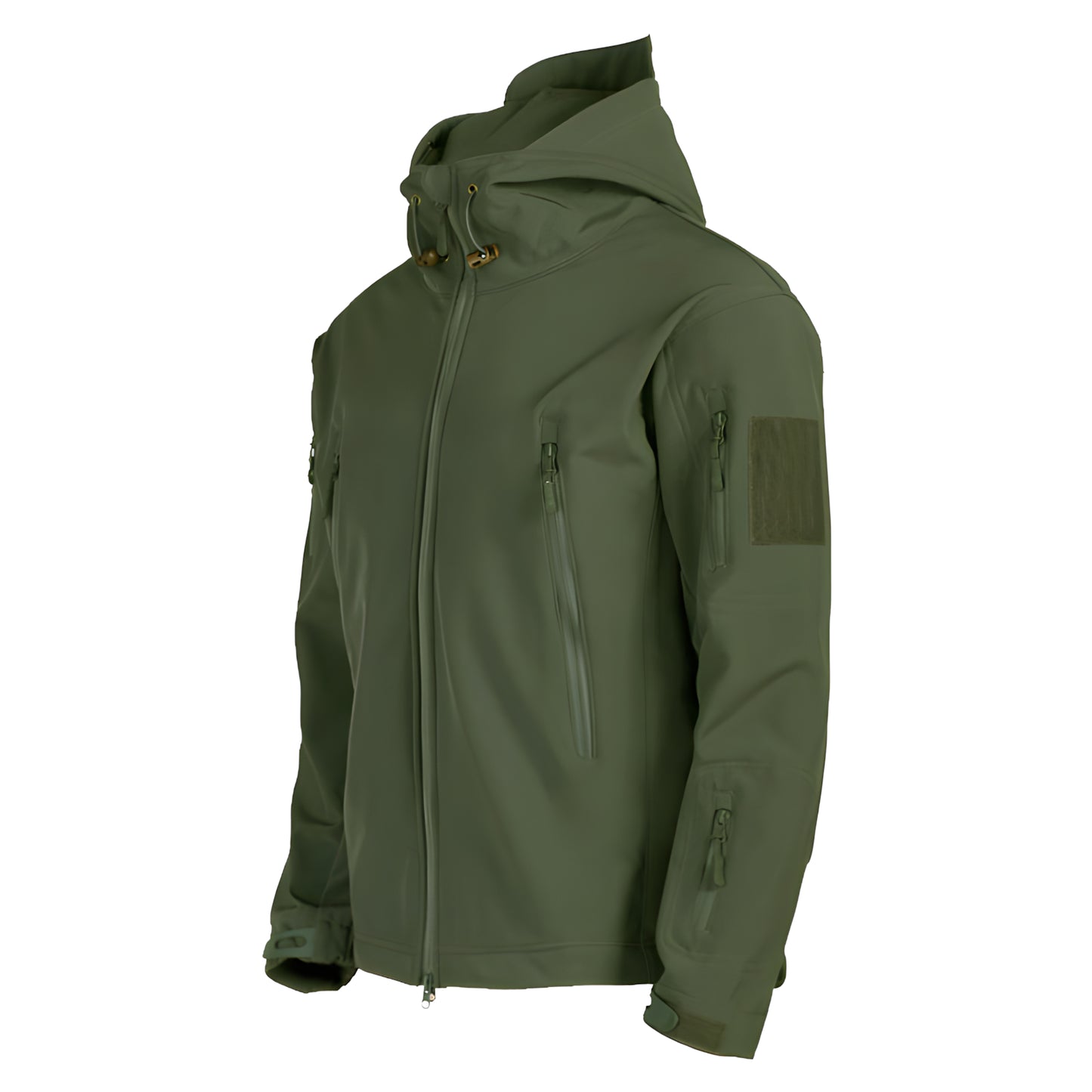 Herren Wasserdichte Taktische Jacke Winter Outdoor Wandern Softshell mit Fleece Futter