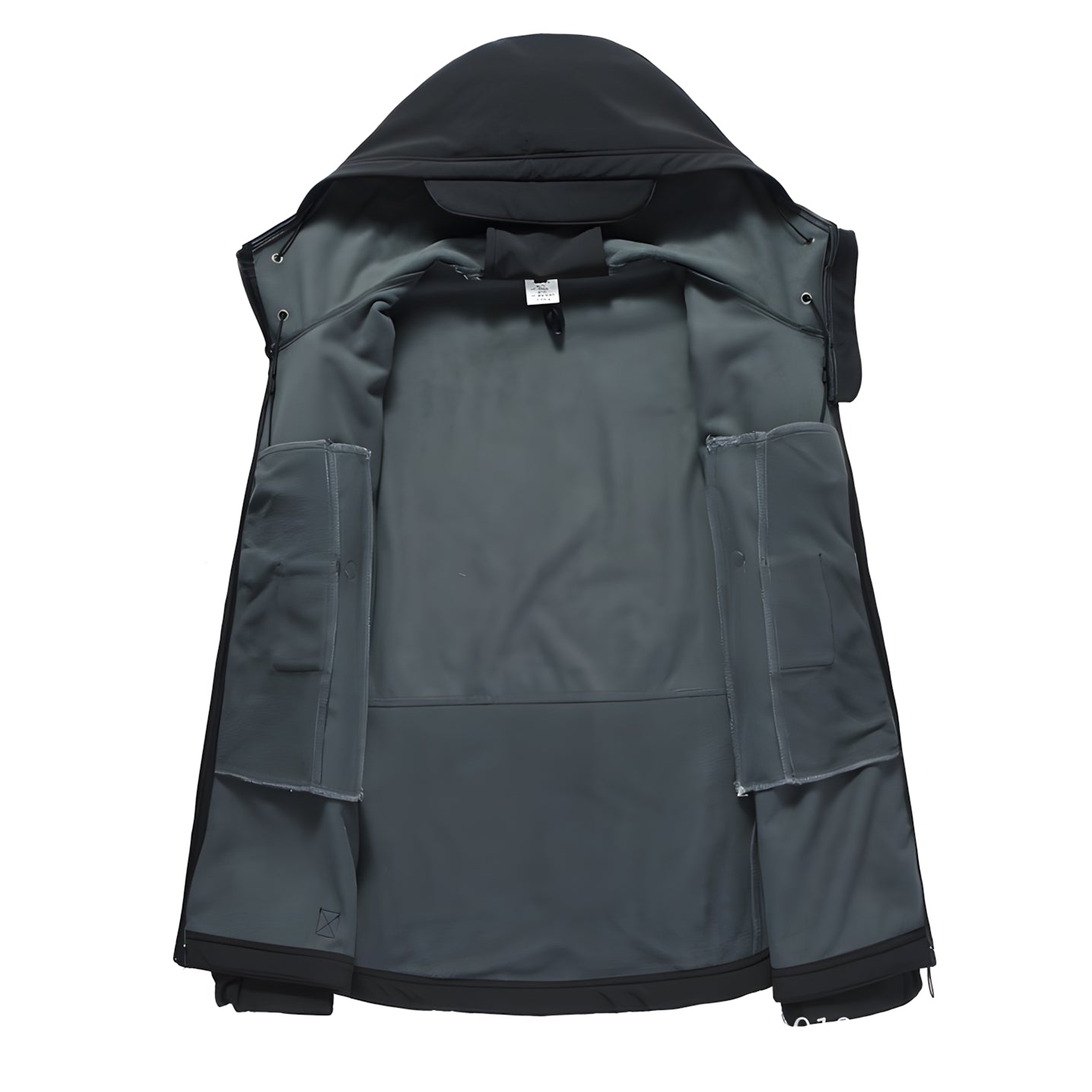 Herren Wasserdichte Taktische Jacke Winter Outdoor Wandern Softshell mit Fleece Futter