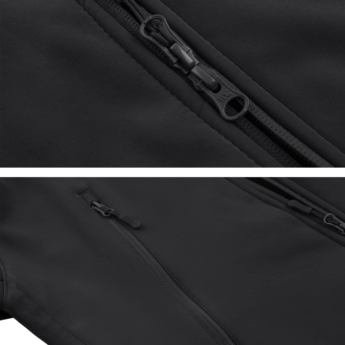 Herren Wasserdichte Taktische Jacke Winter Outdoor Wandern Softshell mit Fleece Futter