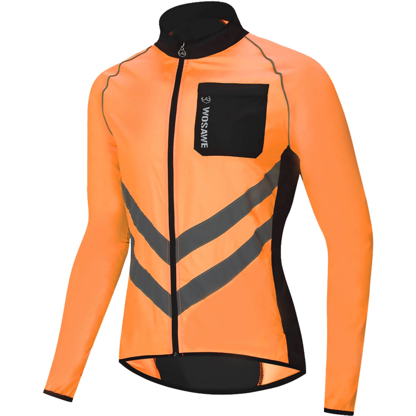Herren Fahrradjacke – Winddicht, Wasserabweisend & Reflektierend, Leichte Outdoor Windjacke