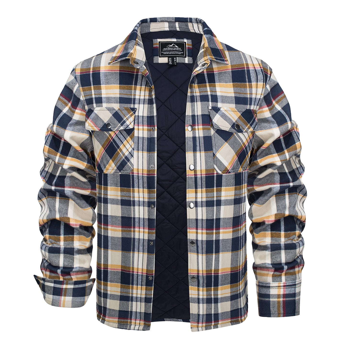 Holzfäller Jacke für Herren - Winter Langarm Hemdjacke für Männer