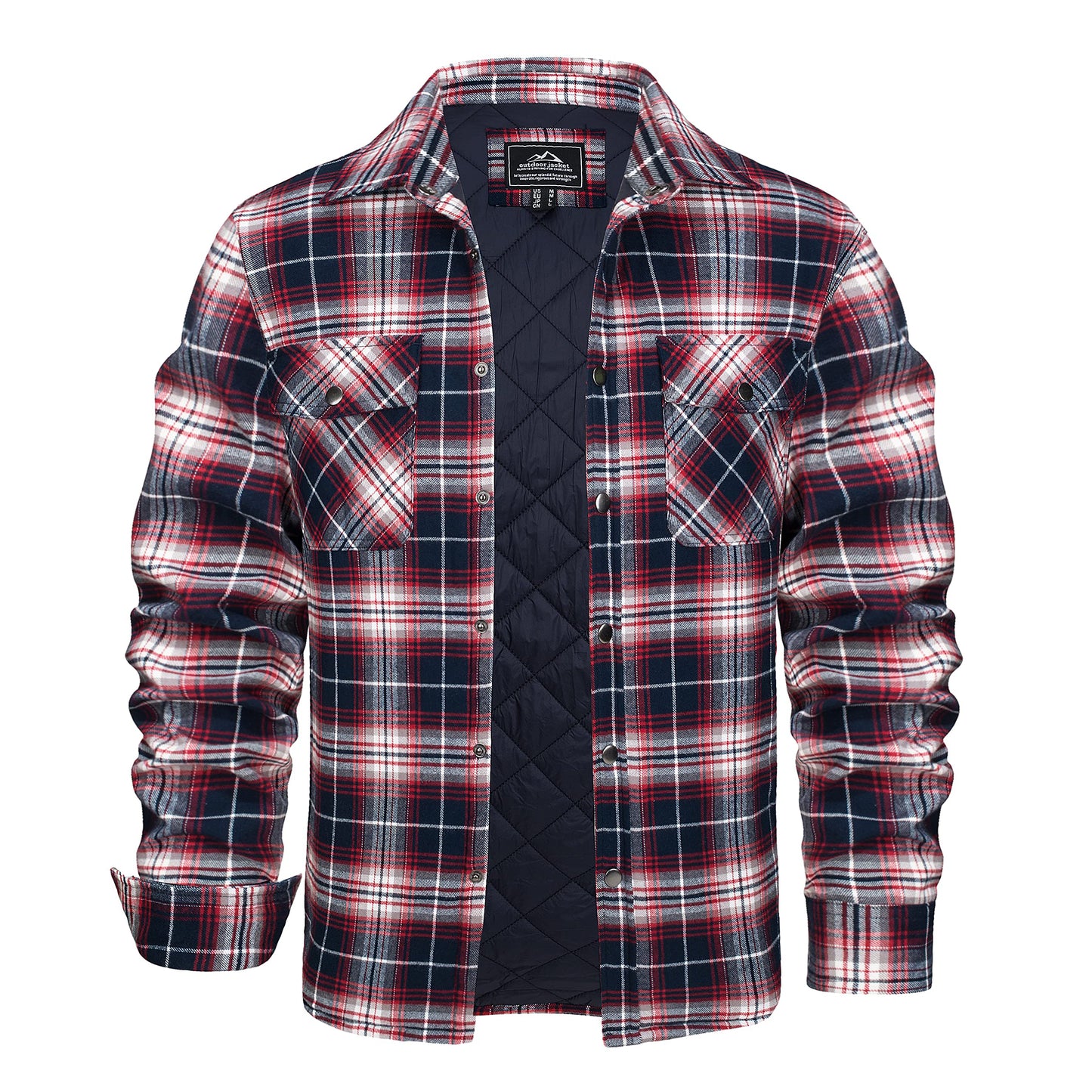 Holzfäller Jacke für Herren - Winter Langarm Hemdjacke für Männer