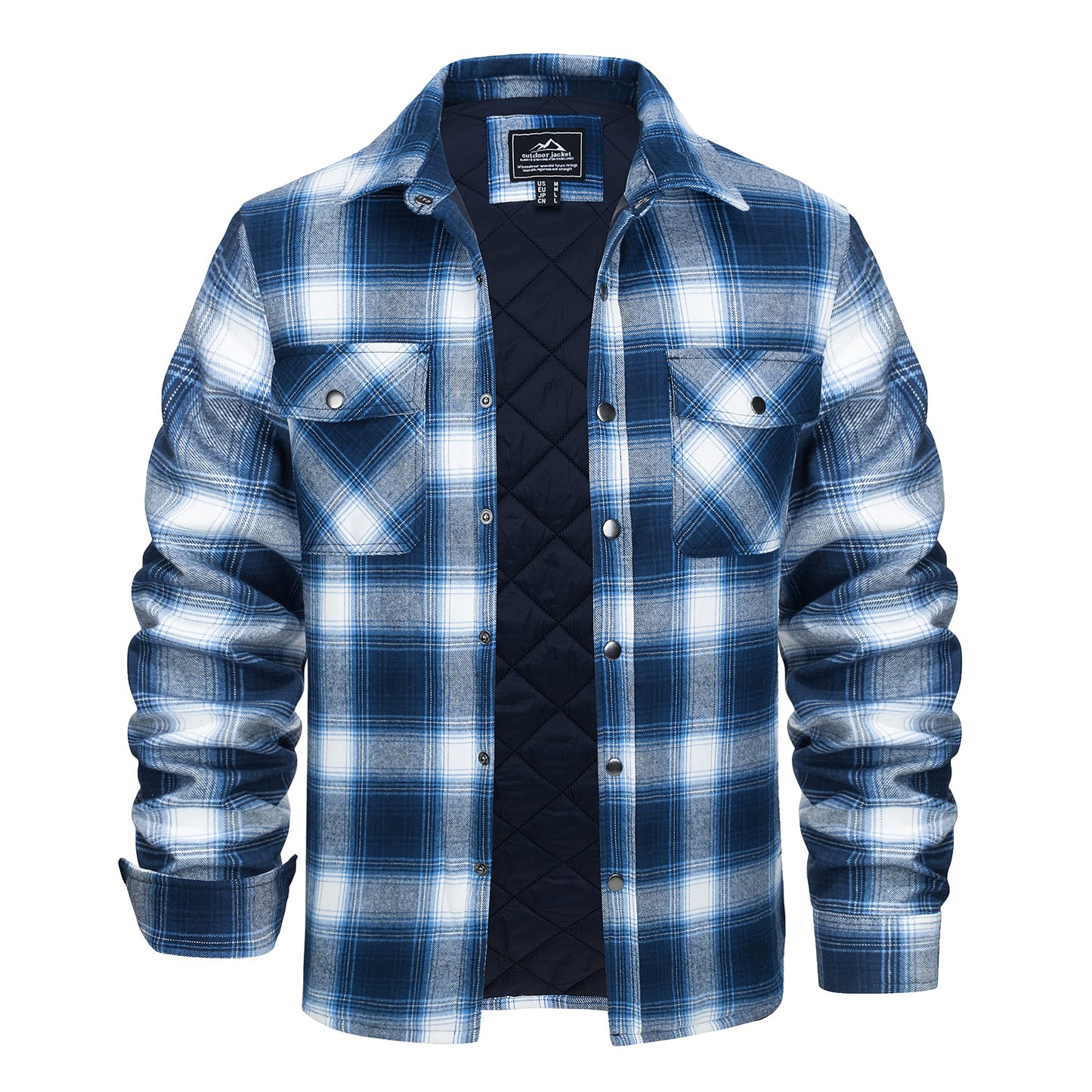 Holzfäller Jacke für Herren - Winter Langarm Hemdjacke für Männer