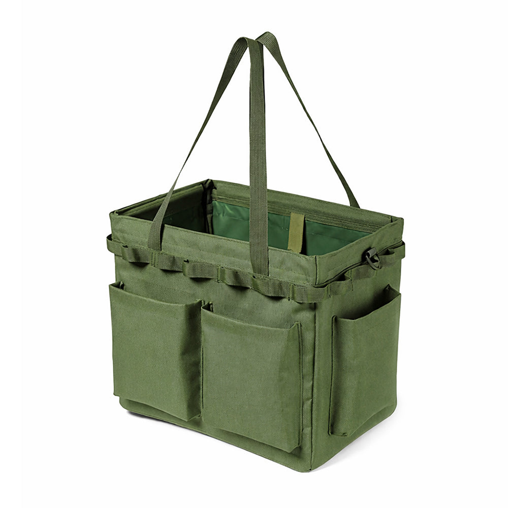 Klappbare Camping Aufbewahrungsbox mit Metallrahmen – Organizer für Outdoor Zubehör