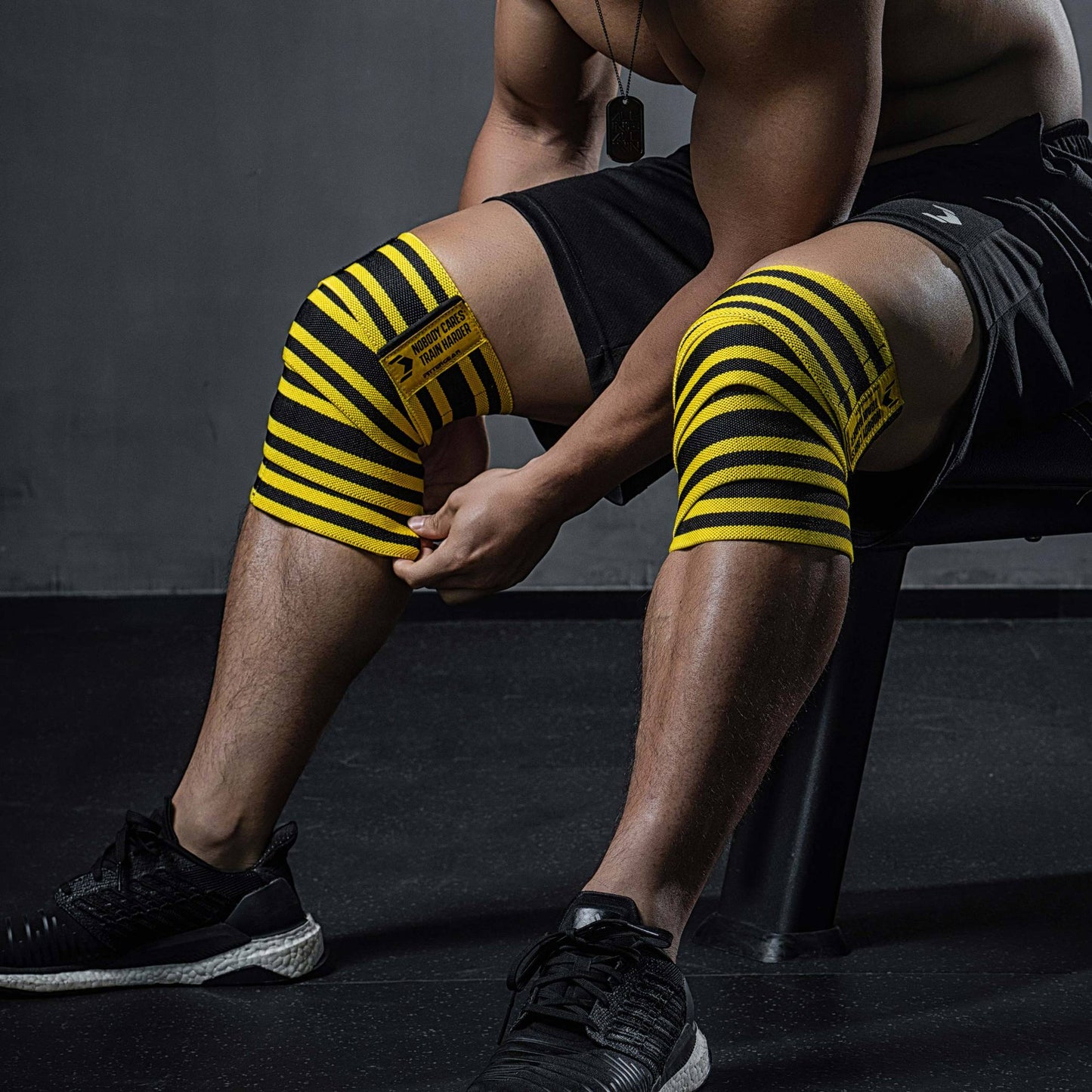 Kraftraining Kniebandage Männer Damen