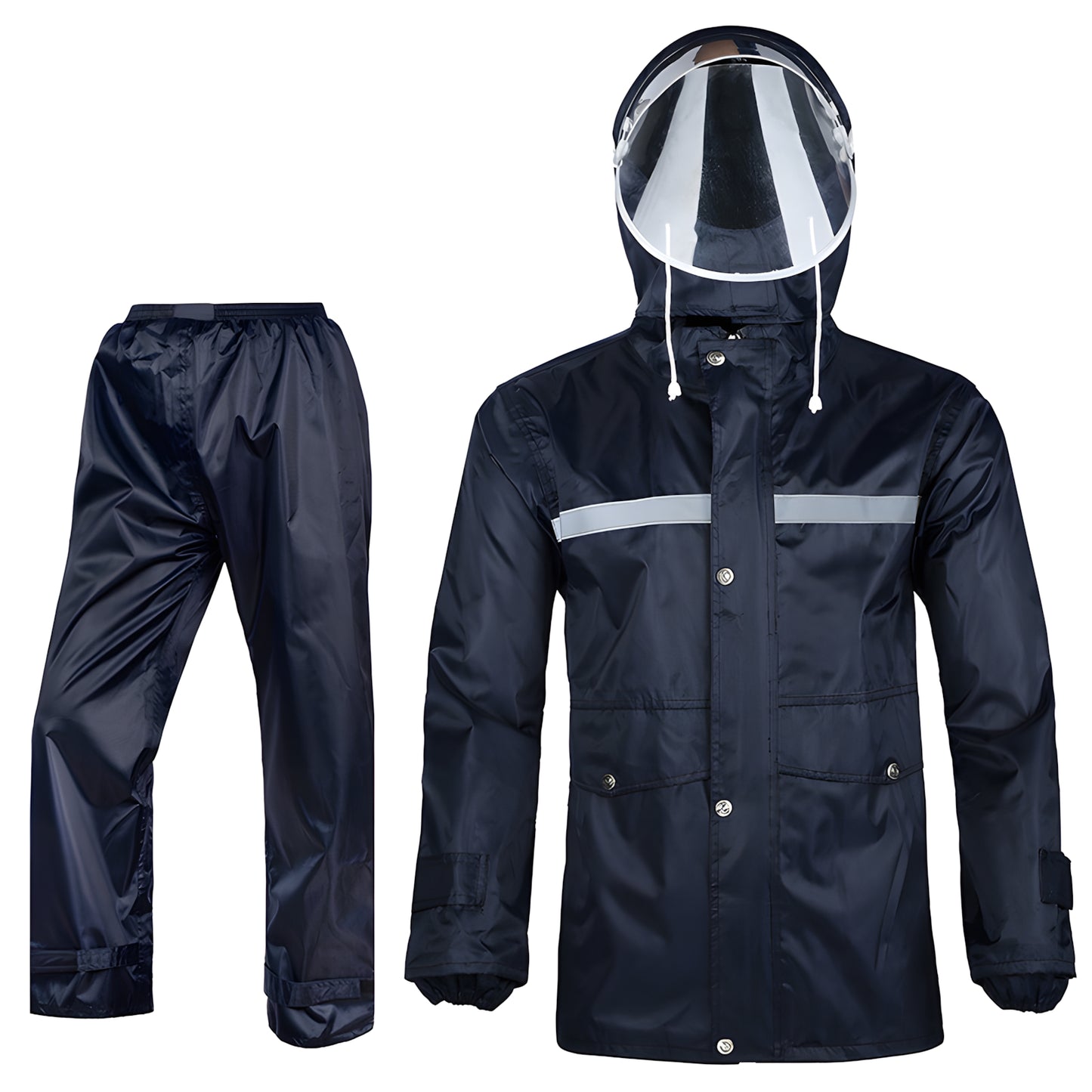 Leichte Outdoor Regenjacke Wasserdichter Anzug mit Kapuze