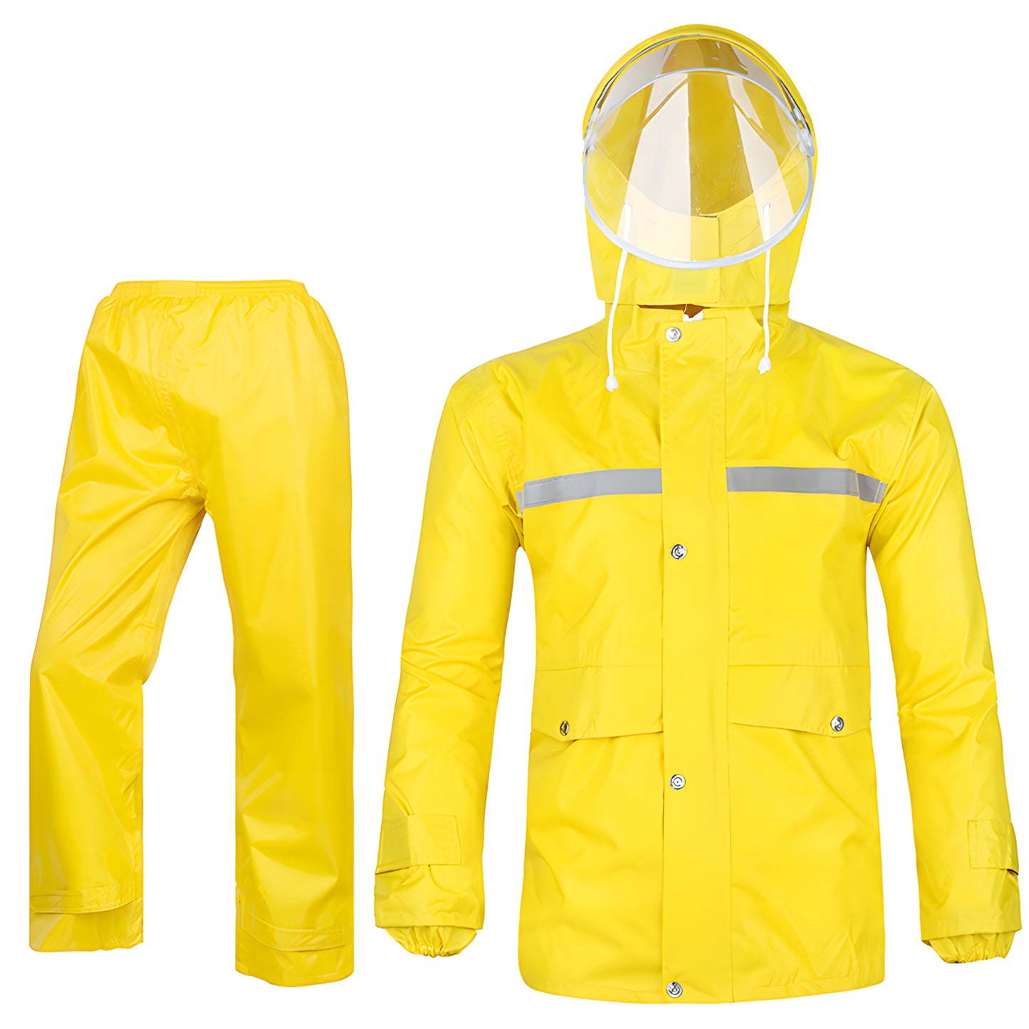 Leichte Outdoor Regenjacke Wasserdichter Anzug mit Kapuze