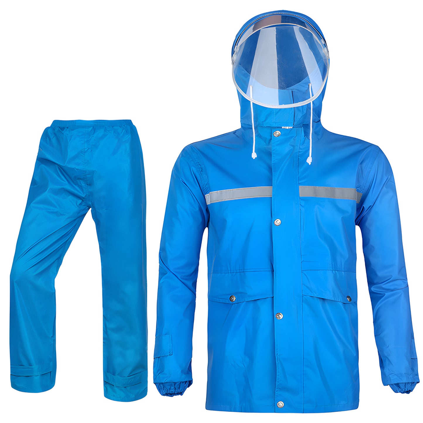 Leichte Outdoor Regenjacke Wasserdichter Anzug mit Kapuze