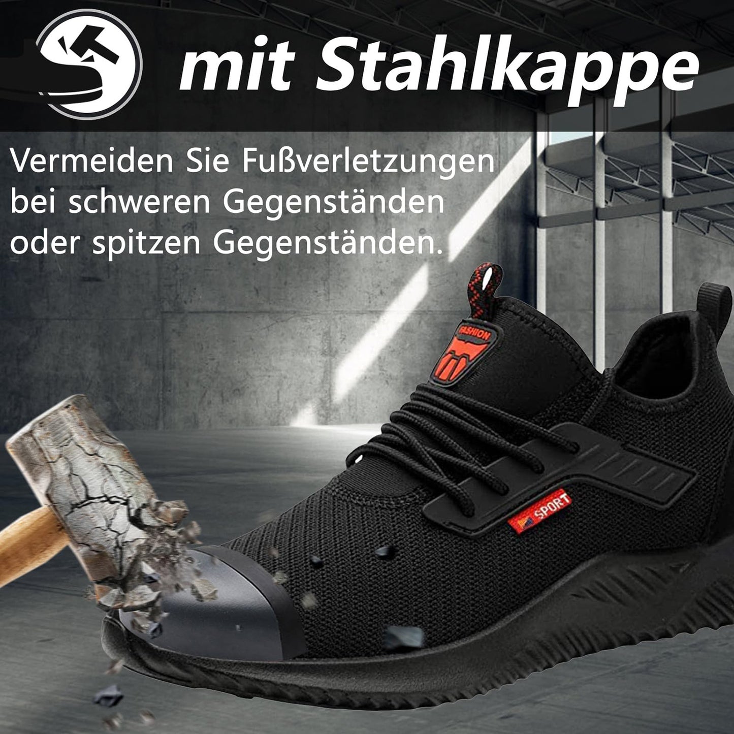 Leichte Sicherheitsschuhe für Herren