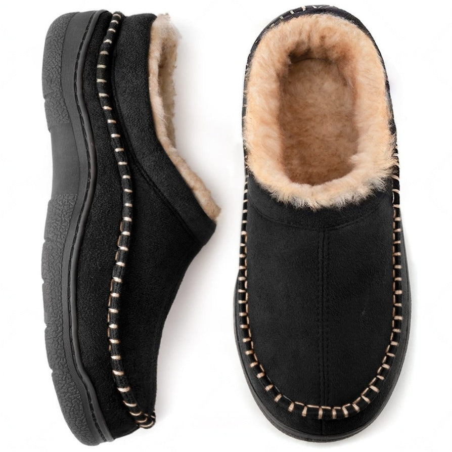 Orthopädische Herren Hausschuhe – Warm & mit Fußgewölbestütze