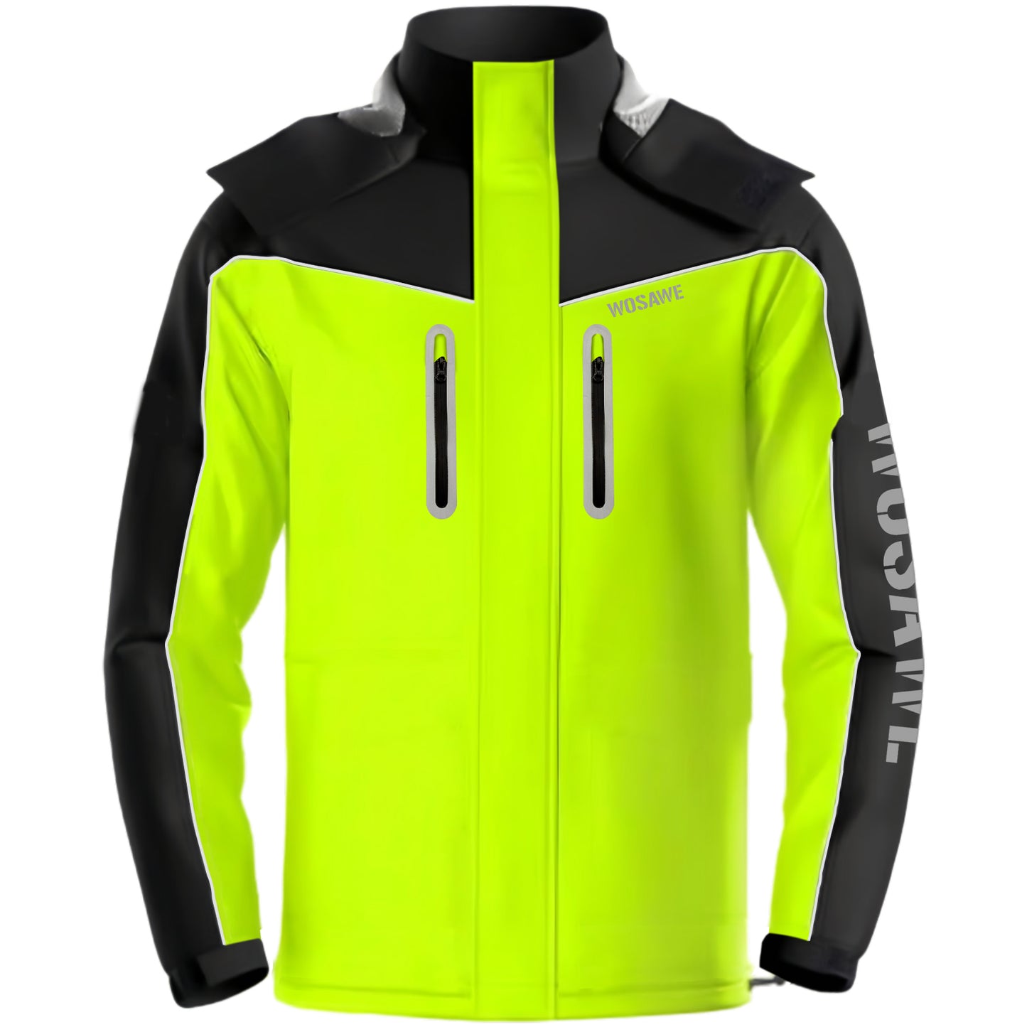 Outdoor Regenjacke Wasserdicht Winddicht mit Kapuze