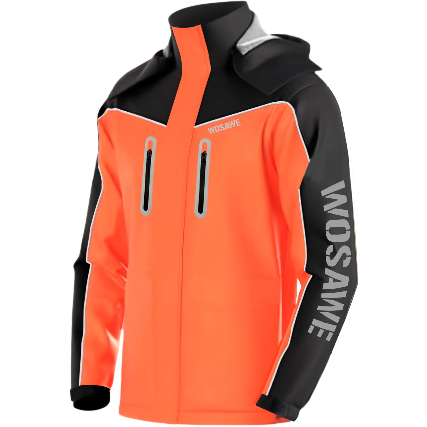 Outdoor Regenjacke Wasserdicht Winddicht mit Kapuze