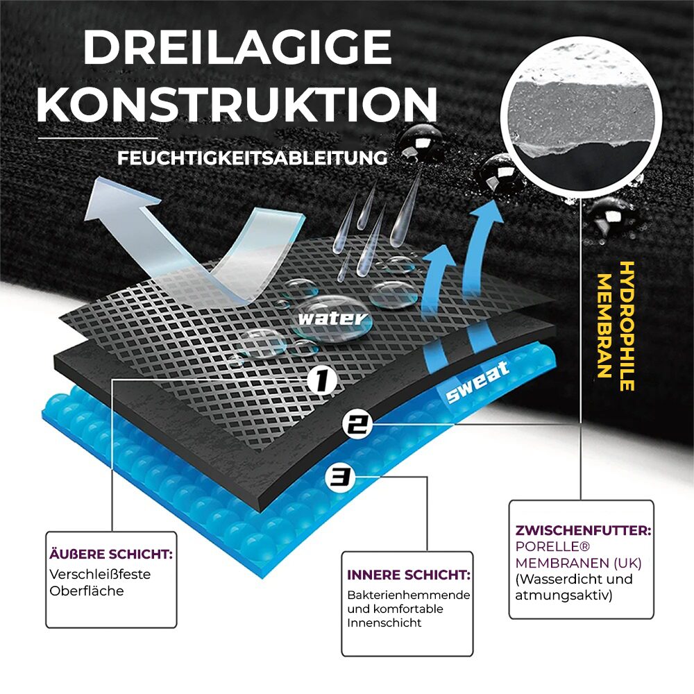 Outdoor Wasserdichte Socken - Porelle Membrane