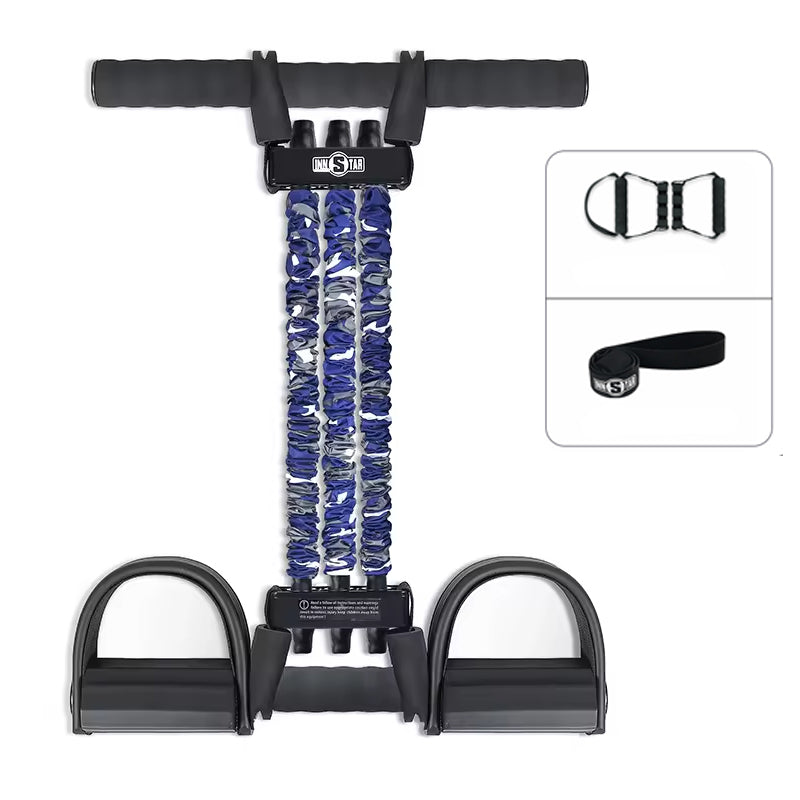 Multifunktionales Pedal Widerstandsband für Ganzkörpertraining Zuhause