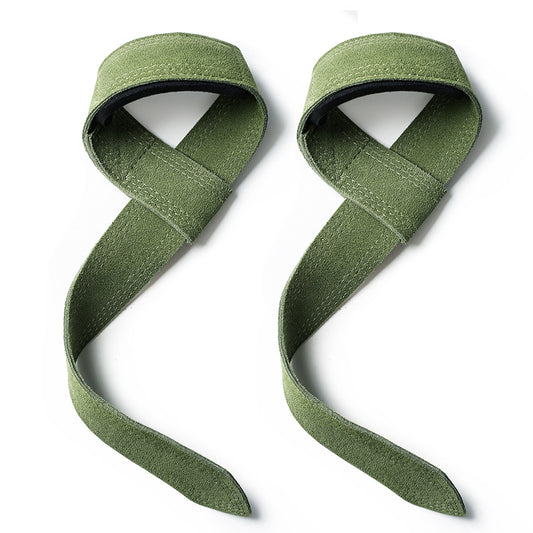 Rindsleder Gewichtheben Zughilfe für Fitness Unisex