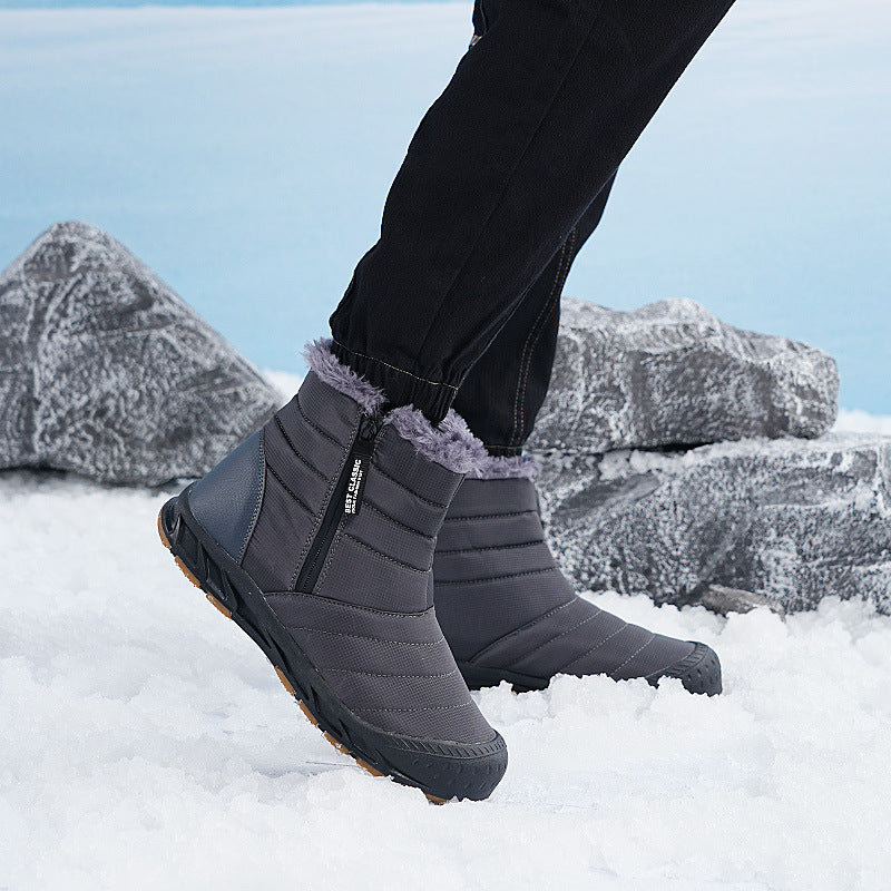 Rutschfeste Damen Winterstiefel | Herren Schneestiefel Wasserdicht