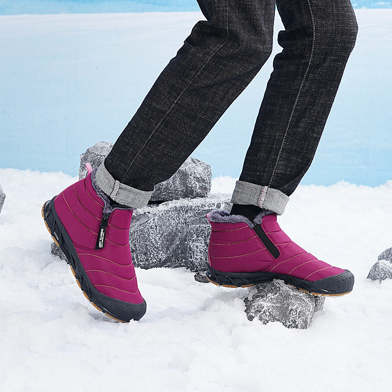 Rutschfeste Damen Winterstiefel | Herren Schneestiefel Wasserdicht