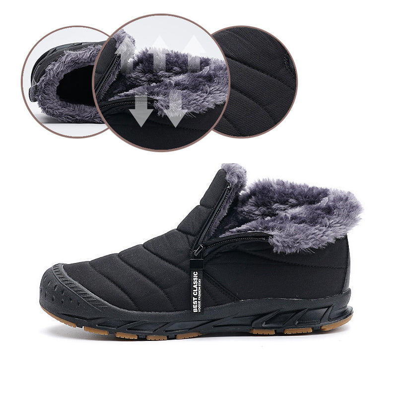 Rutschfeste Damen Winterstiefel | Herren Schneestiefel Wasserdicht