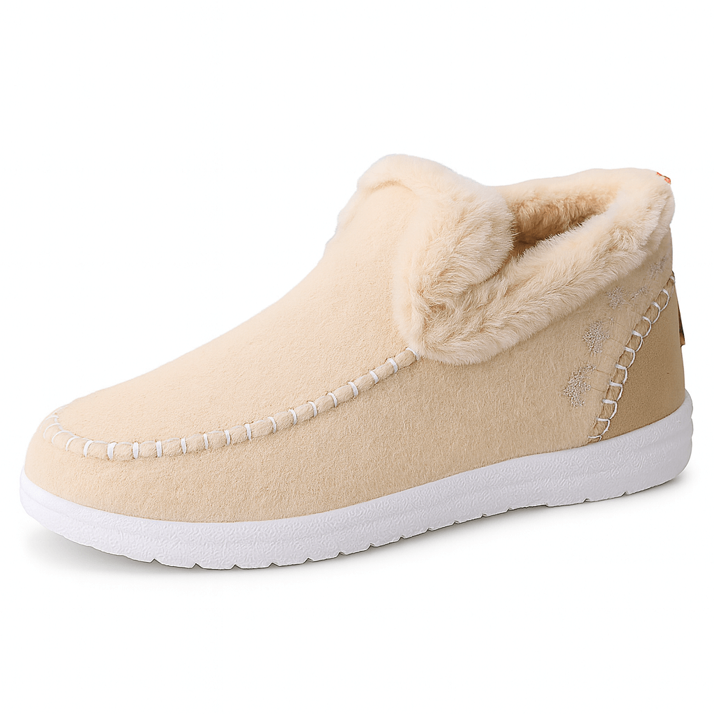 SoftHaus – Plüschgefütterte Orthopädische Rutschfest Winterchuhe