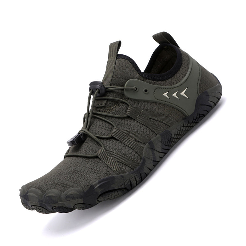 Sport-Barfußschuhe Atmungsaktiv Leicht Fitnessschuhe mit Breiter Zehenbox