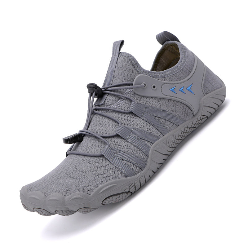 Sport-Barfußschuhe Atmungsaktiv Leicht Fitnessschuhe mit Breiter Zehenbox
