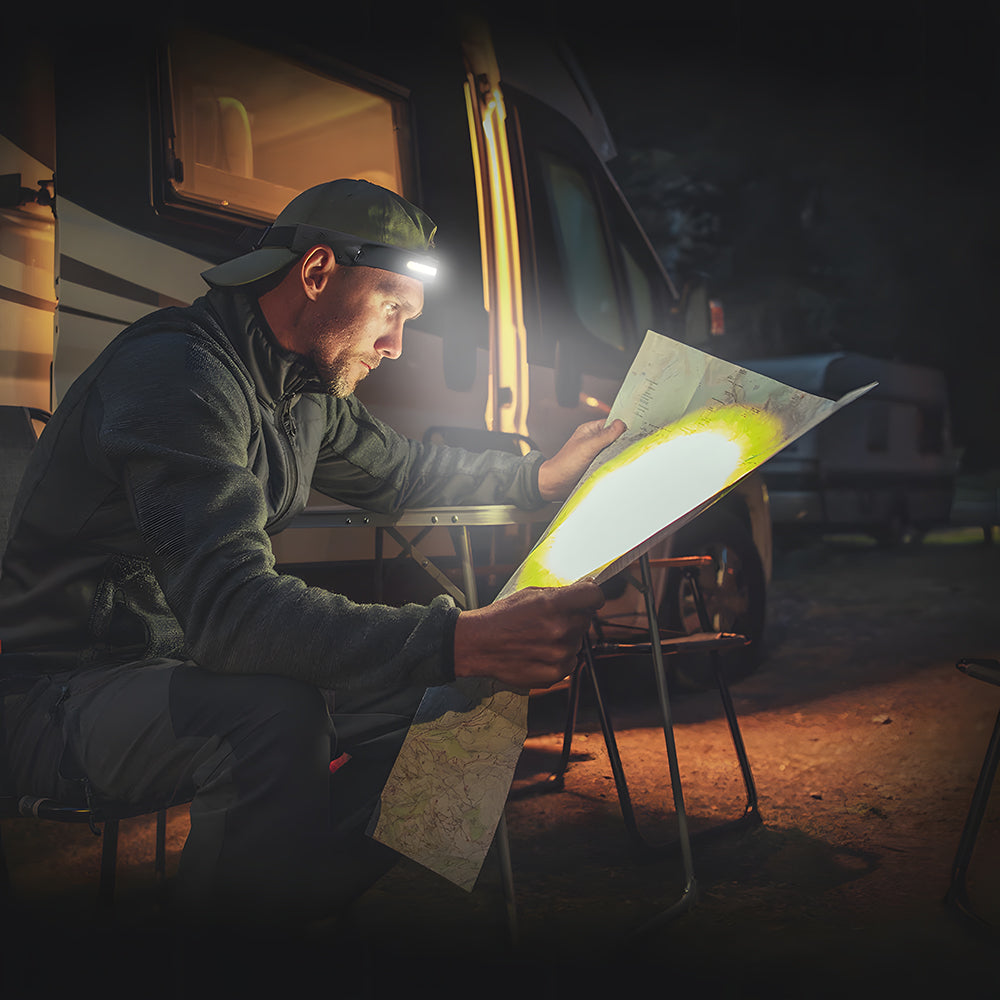 Stirnlampe LED Wiederaufladbar - Das Original