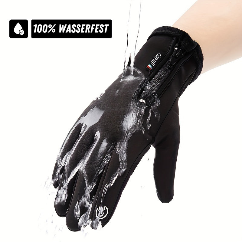 Thermo Fahrrad Handschuhe mit Touchscreen