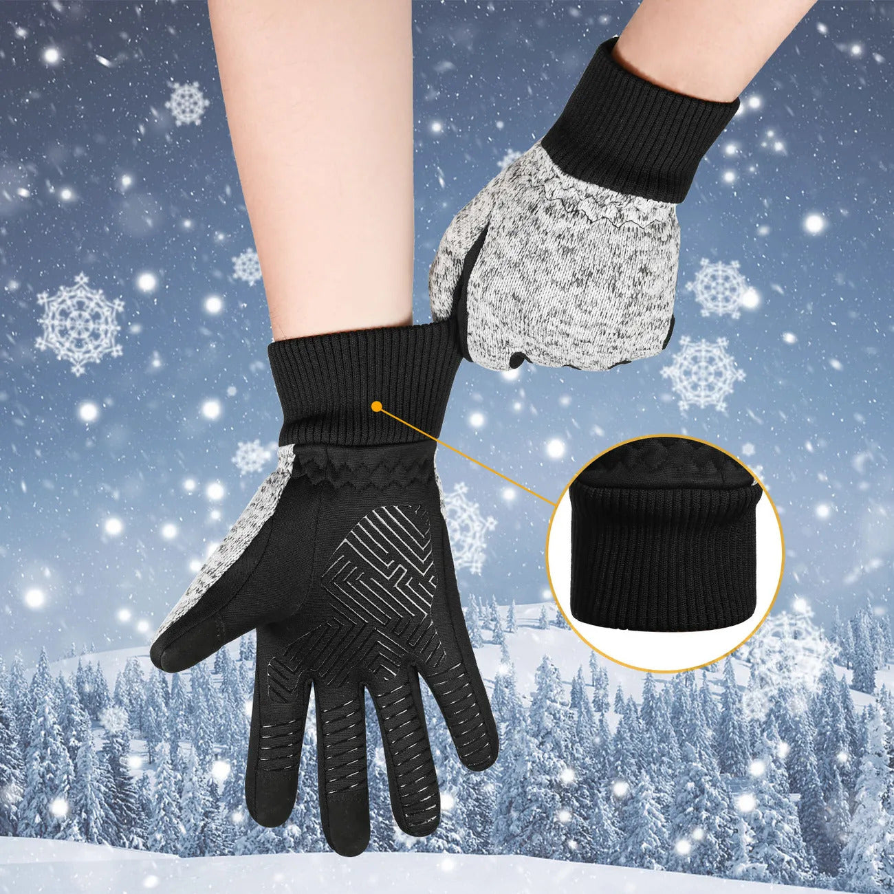 Touchscreen Multifunktionshandschuhe für Winter Outdoor-Aktivitäten