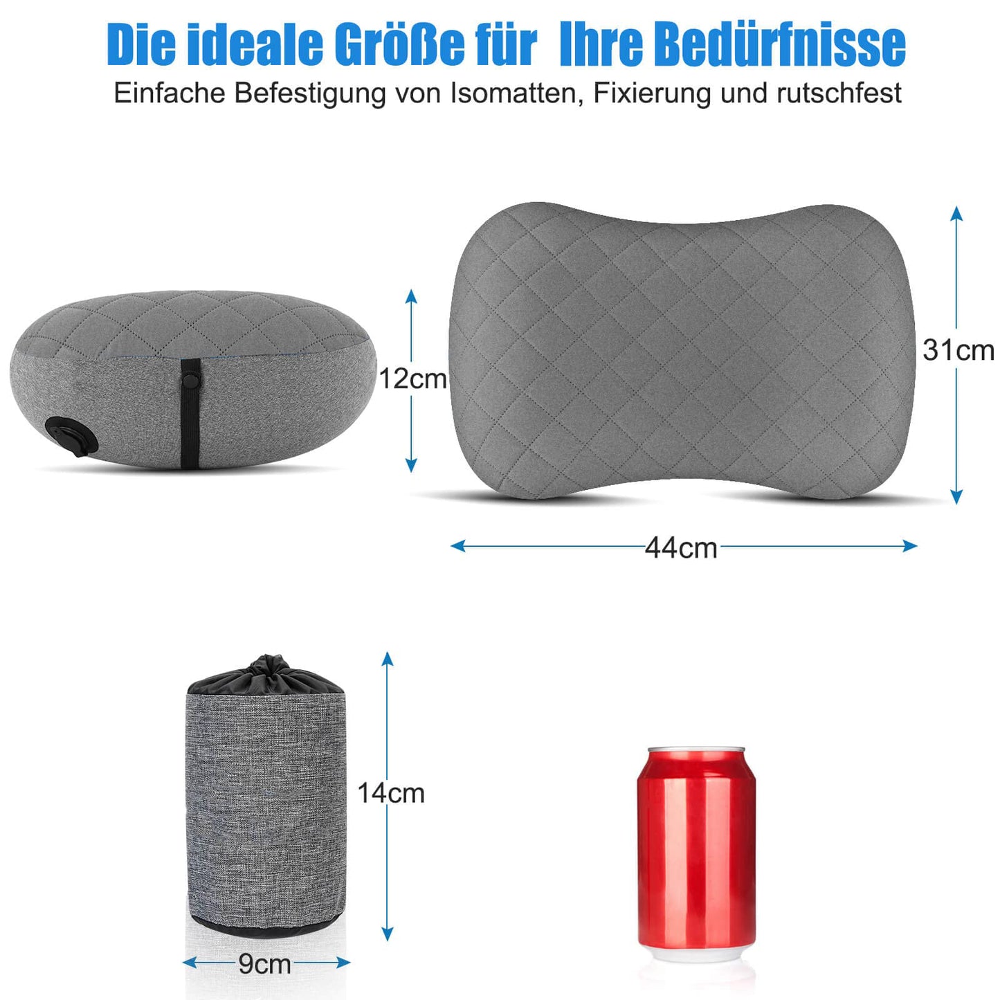 Ultralight Outdoor Aufblasbars Camping Kissen