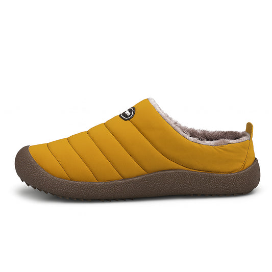 Unisex Warme Hausschuhe mit Plüschfutter – Wasserdicht und Rutschfeste