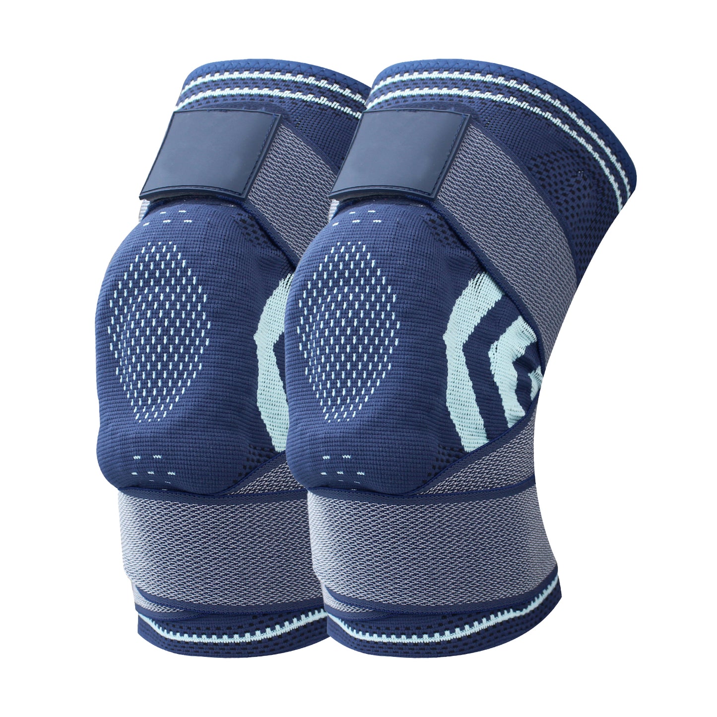 Verstellbare Kniebandage für Laufen Knie Sportbandage mit Patella Gelpads