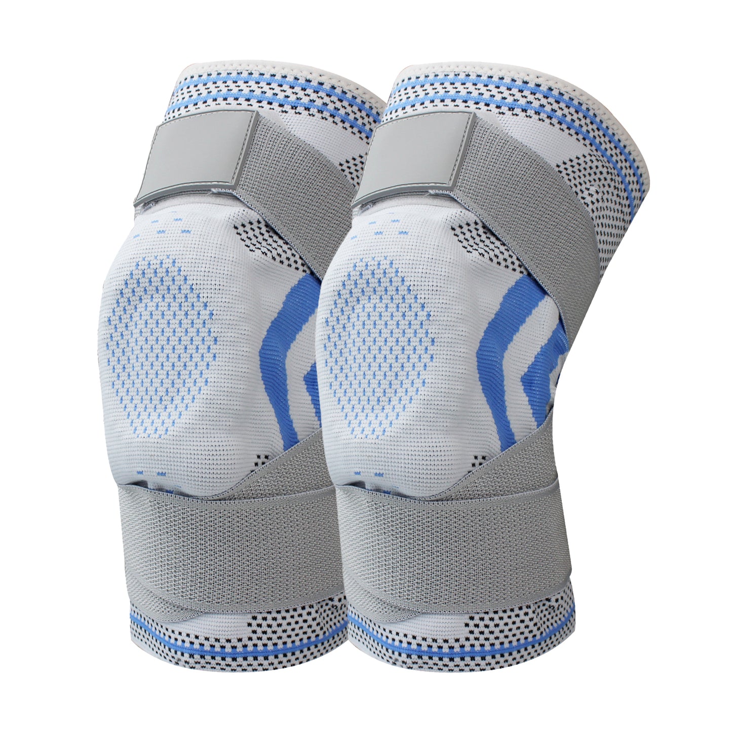 Verstellbare Kniebandage für Laufen Knie Sportbandage mit Patella Gelpads