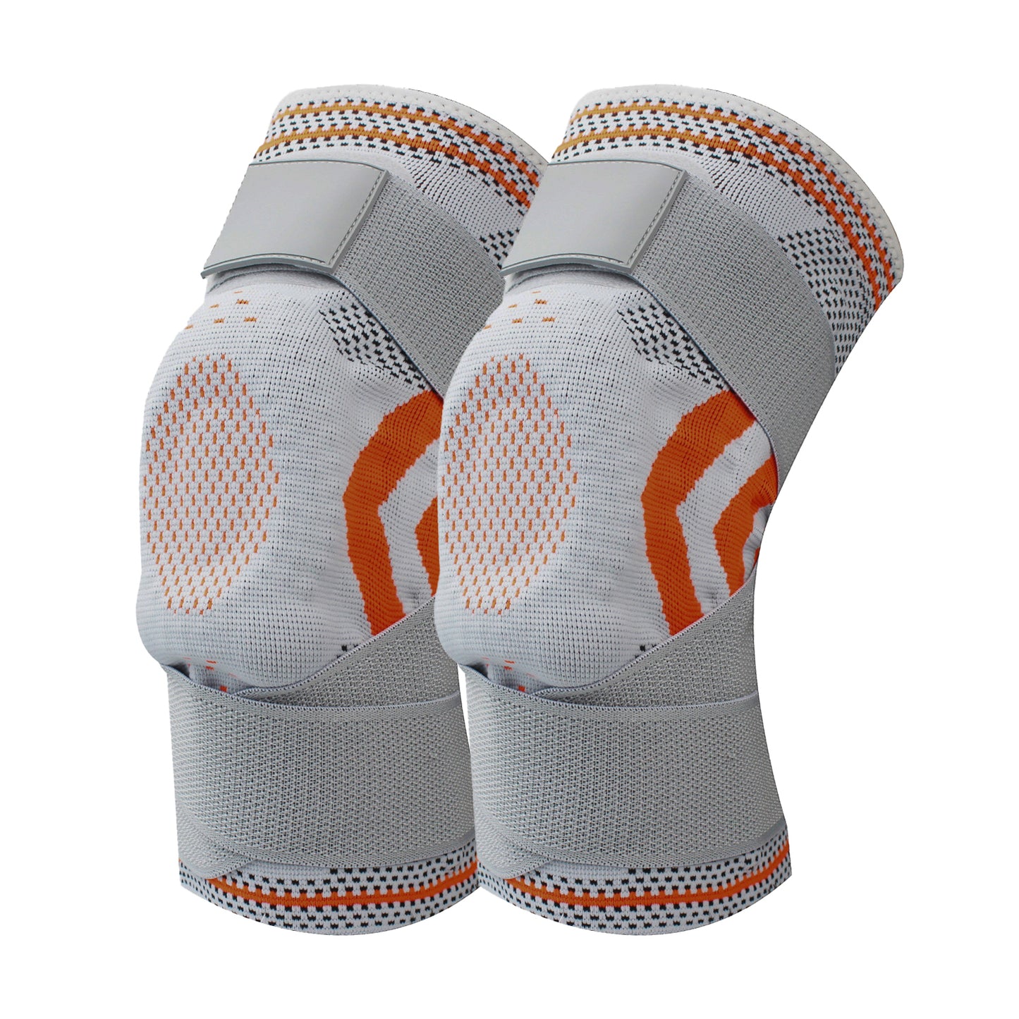 Verstellbare Kniebandage für Laufen Knie Sportbandage mit Patella Gelpads