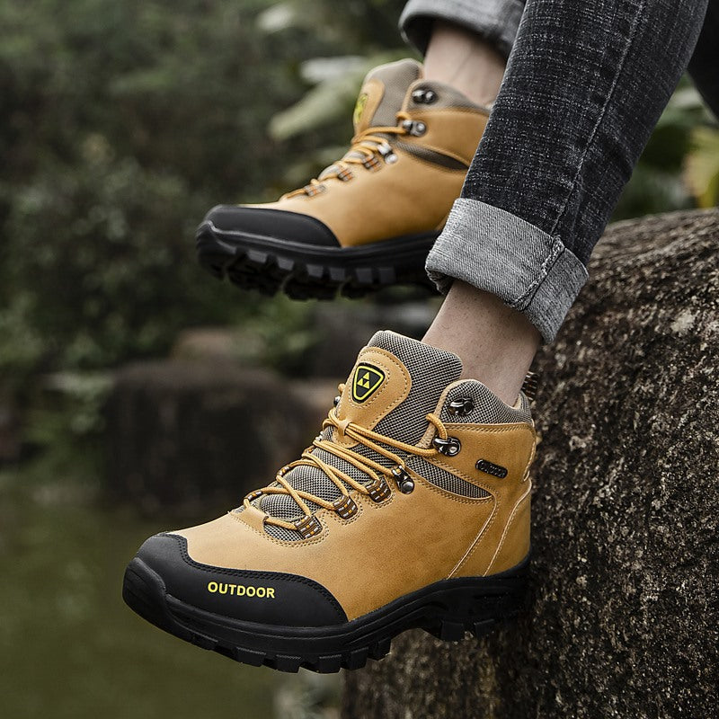 Wanderschuhe Snow aus Samt für Outdoor Wandern