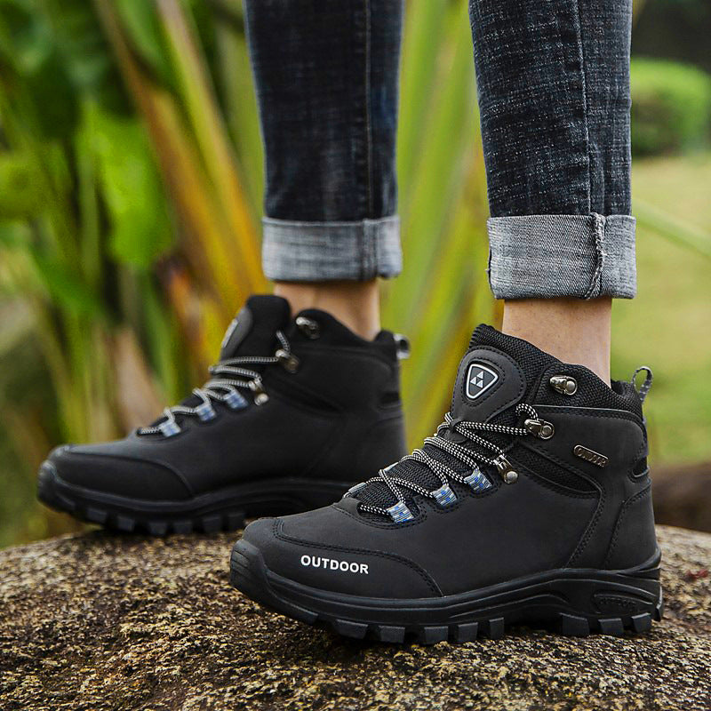 Wanderschuhe Snow aus Samt für Outdoor Wandern