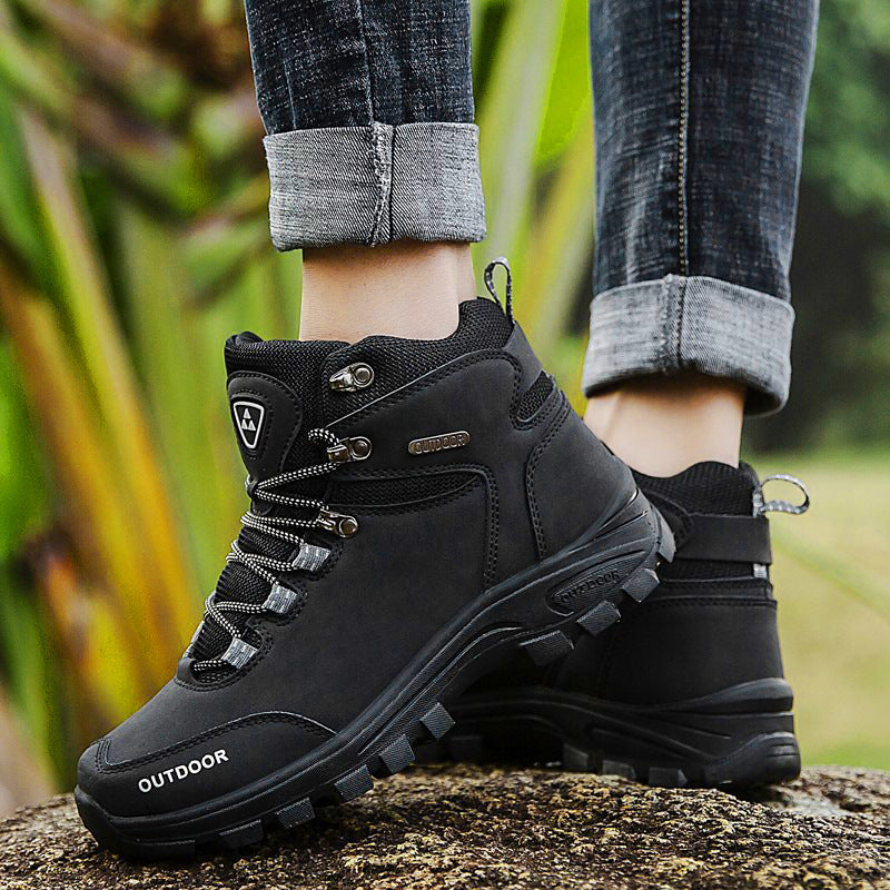 Wanderschuhe Snow aus Samt für Outdoor Wandern