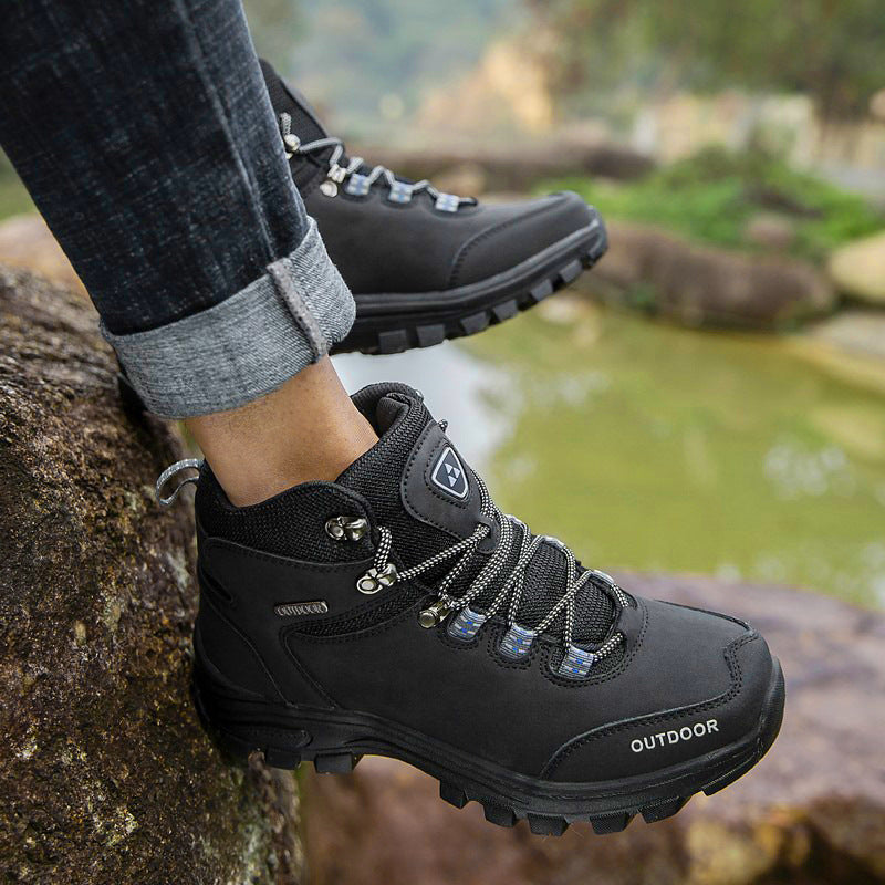 Wanderschuhe Snow aus Samt für Outdoor Wandern