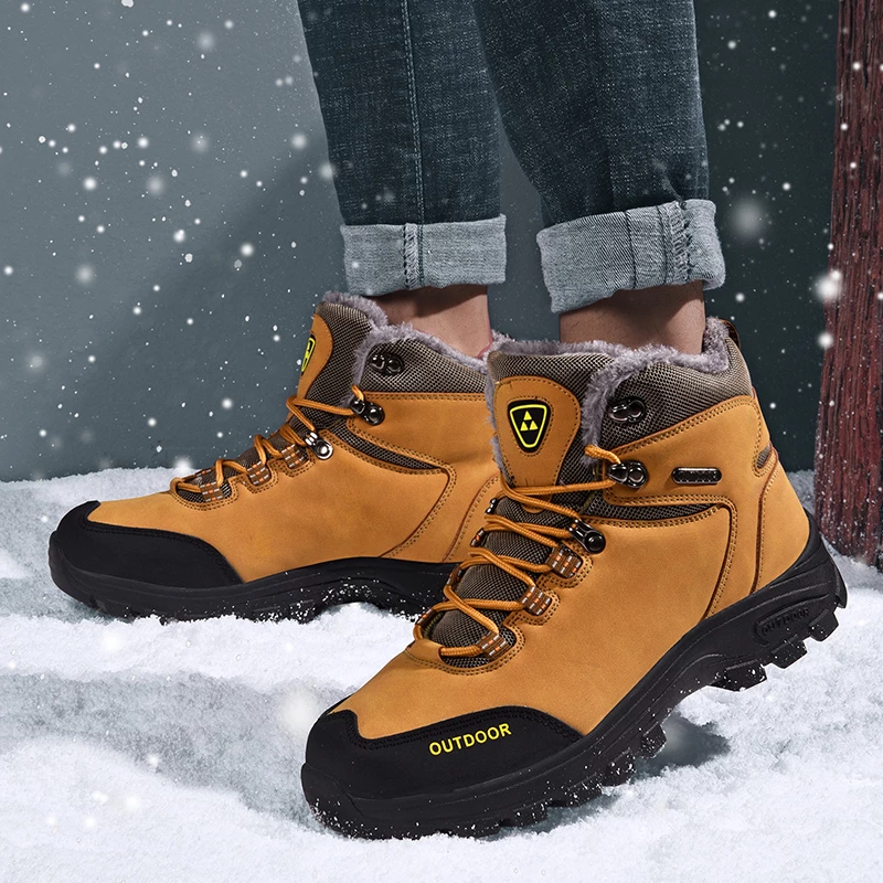 Wanderschuhe Snow aus Samt für Outdoor Wandern