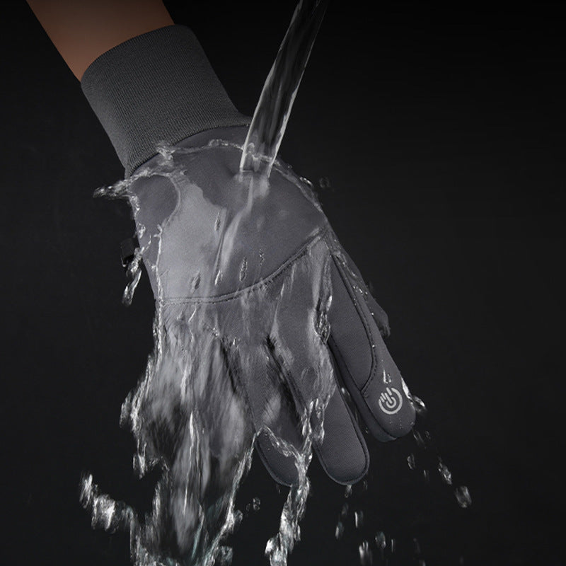 Winterwarme rutschfeste Touchscreen-Radhandschuhe