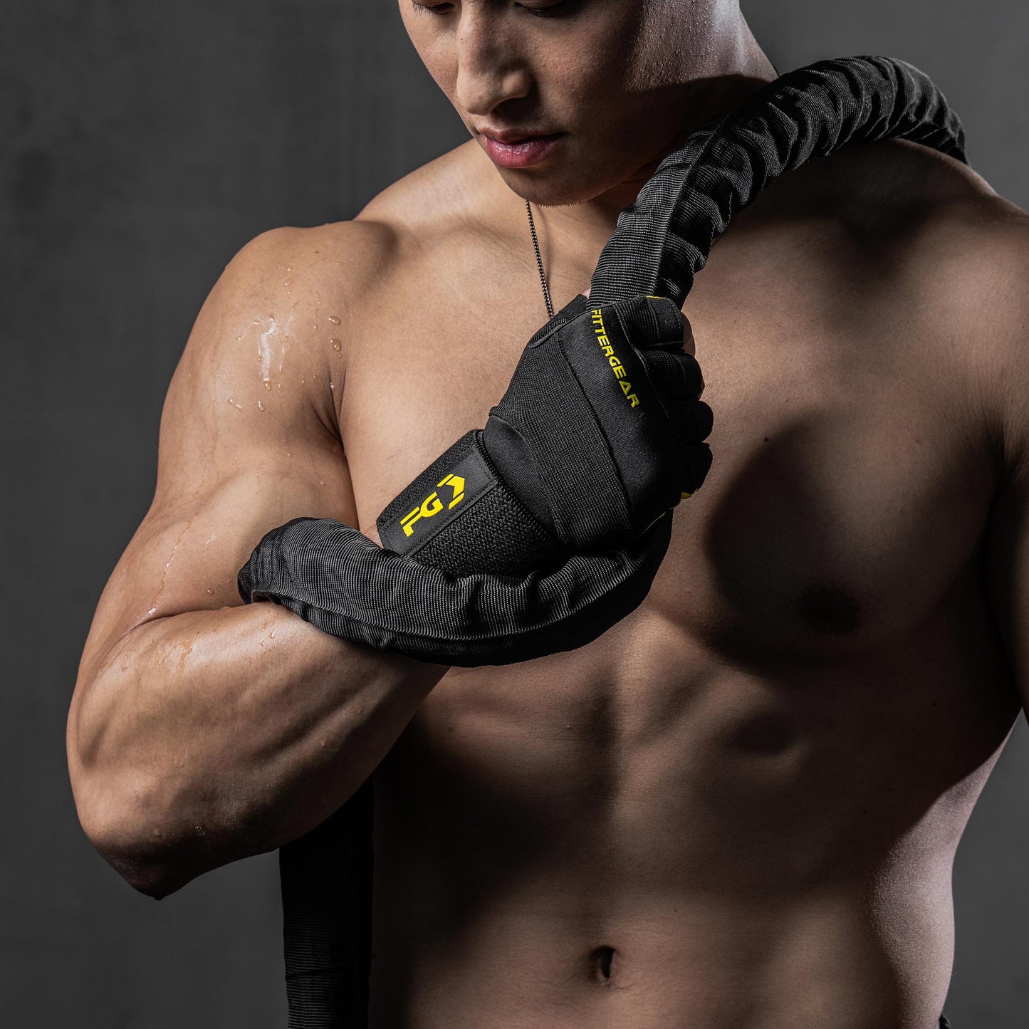 Fitness Handschuhe mit Handgelenkband Unterstützung Trainingshandschuhe