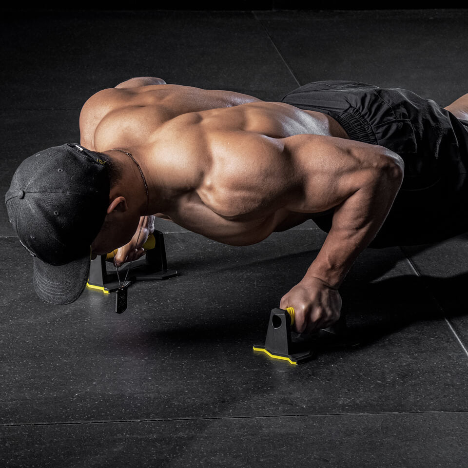 Liegestützgriffe für Brustpresse Workout