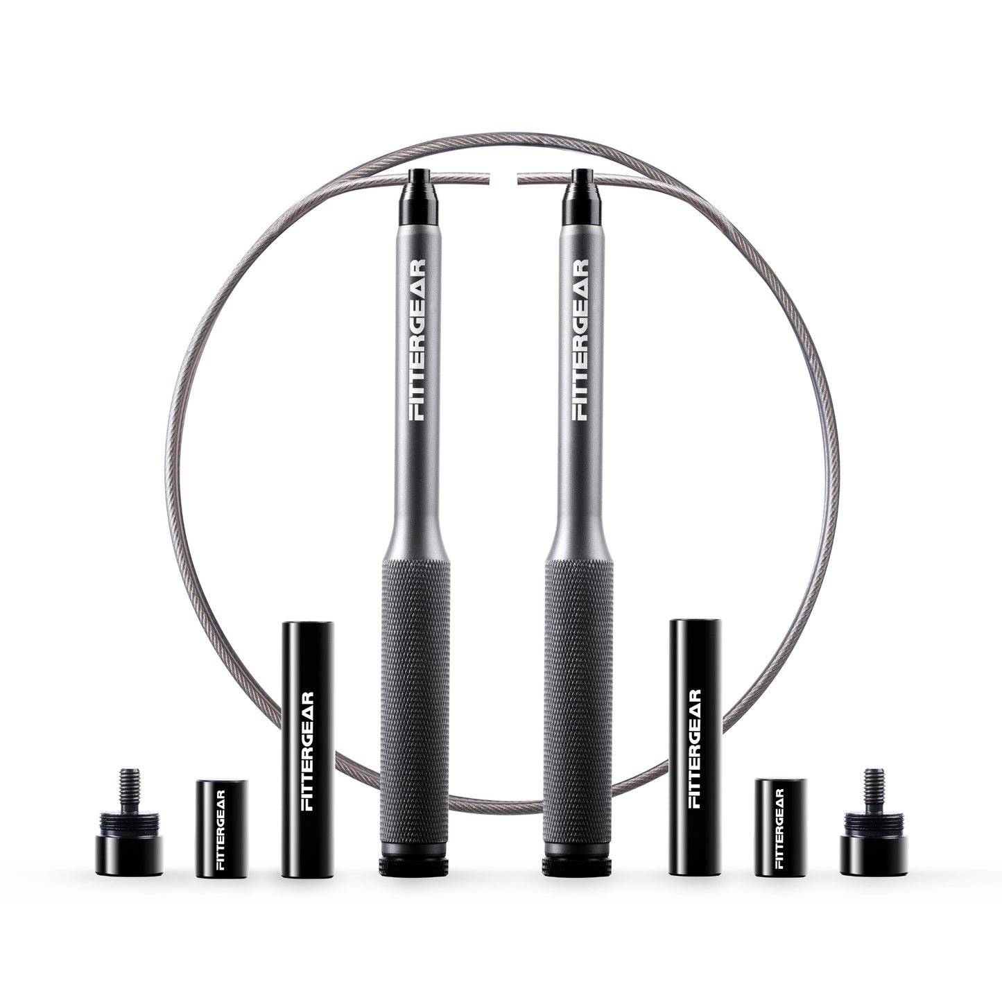 Speed Jump Rope 2.8m Seilspringen Verstellbar Mit Gewichten