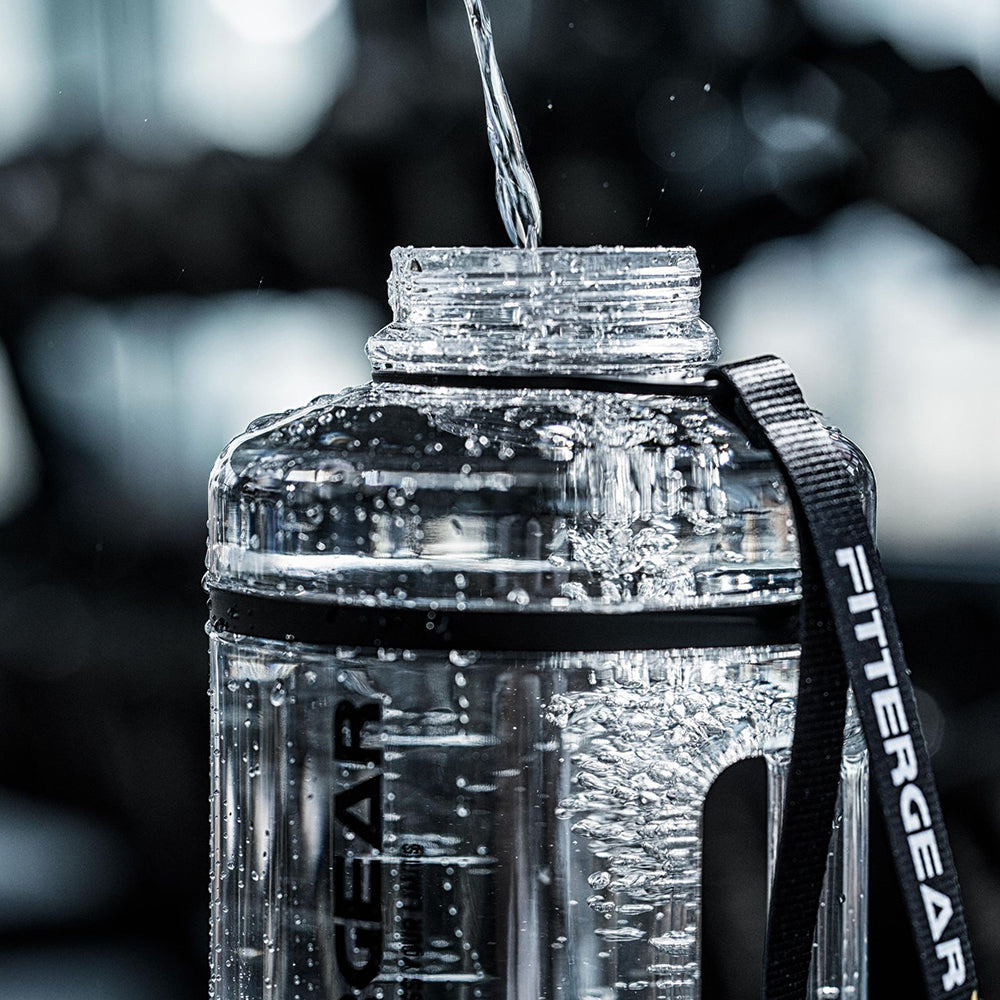Fitness Sport Trinkflasche mit Griff 2200ML