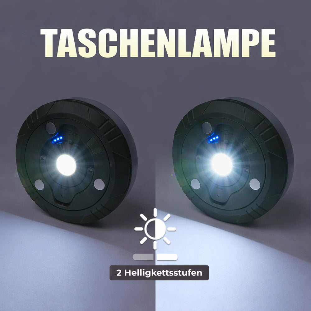 Camping Lichterkette Aufrollbar LED USB Wiederaufladbar